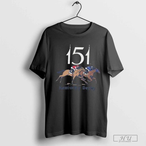 Kentucky Derby 151 Hug The Rail t-shirt