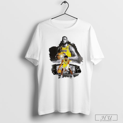 Lebron James & Bronny James Los Angeles Lakers Shirt