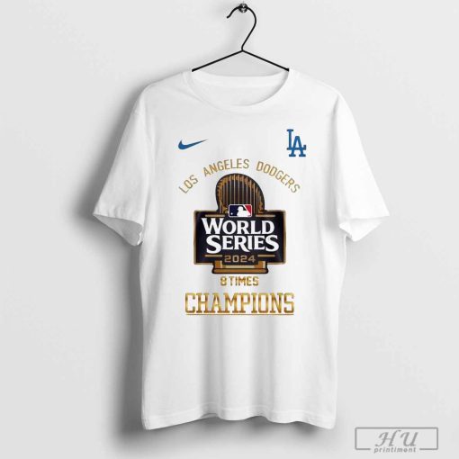 Official Los Angeles Dodgers MLB World Series 2024 8 Times Champions Shirt