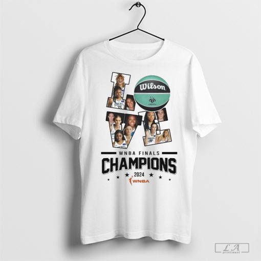 Official Love New York Liberty Champions Of WNBA Finals 2024 Shirt