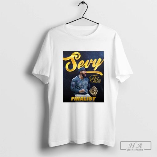 Official Luis Severino New York Mets MLB Rawlings Gold Glove Award Finalist 2024 Poster T-shirt