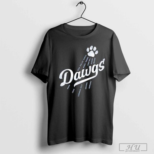 Official MLB Bullpen Dawgs Los Angeles Dodgers t-shirt