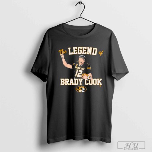 Missouri Tigers Football The Legend Of Brady Cook Graphic t-shirt