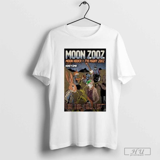 Moon Hooch & Too Many Zooz Moon Zooz 2025 Show Shirt