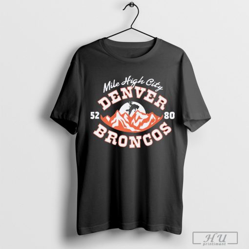 NFL Denver Broncos Mile High City 52 80 t-shirt