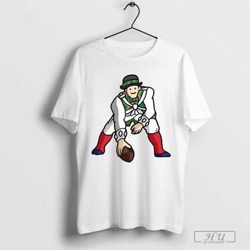 Official NFL x NBA Patriots X Celtics Logo Mash Combine Shirt