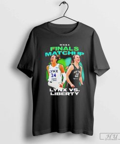 Official New york liberty vs Minnesota lynx 2024 matchup T-shirt