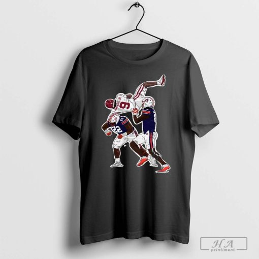 Official Oklahoma Sooners Air Hawkins Jr. Auburn Tigers illustration Graphic T-shirt