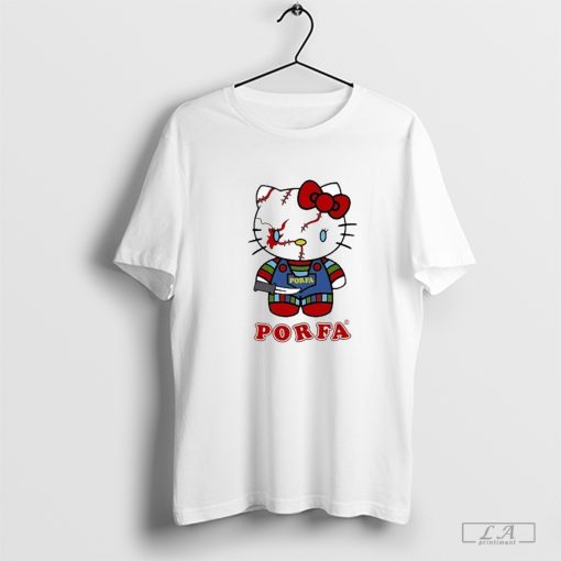 Official Por Favor Porfa Hello Kitty Halloween Shirt