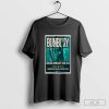 Official Poster Enrique Bunbury Huntington Bank Pavilion at Northerly Island in Chicago IL July 9 2025 T-shirt