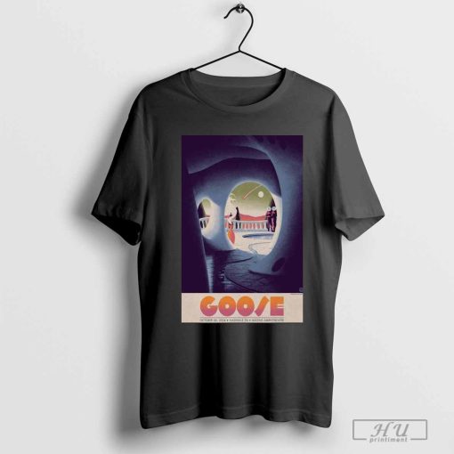 Poster Goose October 24-2024 Ascend Amphitheater in Nashville TN t-shirt