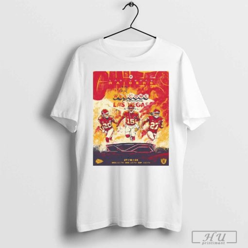 Kansas City Chiefs At Las Vegas Raiders Welcome To Fabulous Las Vegas 27 10 24 t-shirt