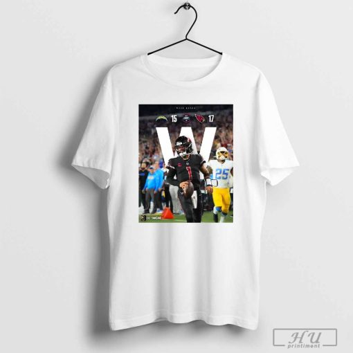 Official Poster Week Seven Los Angeles Chargers 15 – 17 Arizona Cardinals Monday Night Football 2024 t-shirt