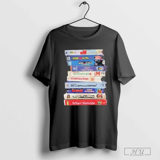 Official Retro VHS Xmas Tapes Shirt