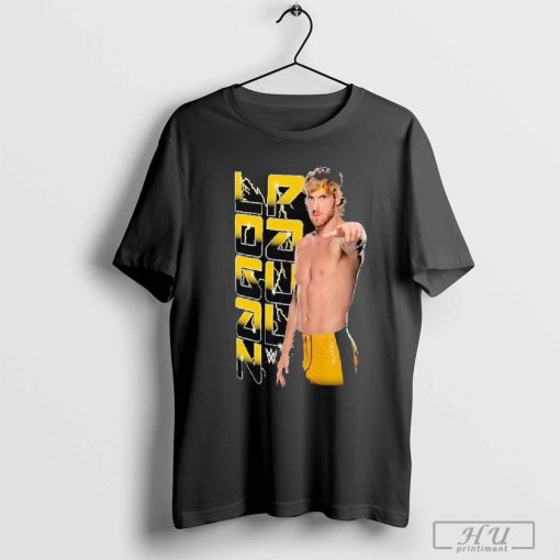 Official Ripple Junction Black Logan Paul Lightning Text T-Shirt