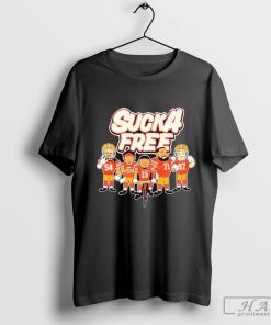 Official San Francisco 49ers NFL Sucka Free 5 T-shirt