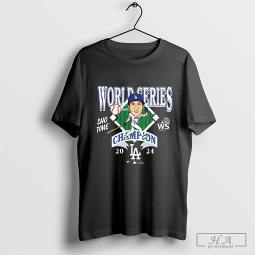 Official Shohei Ohtani Los Angeles Dodgers 2024 MLB Baseball World Series Champions Sho-Time T-shirt