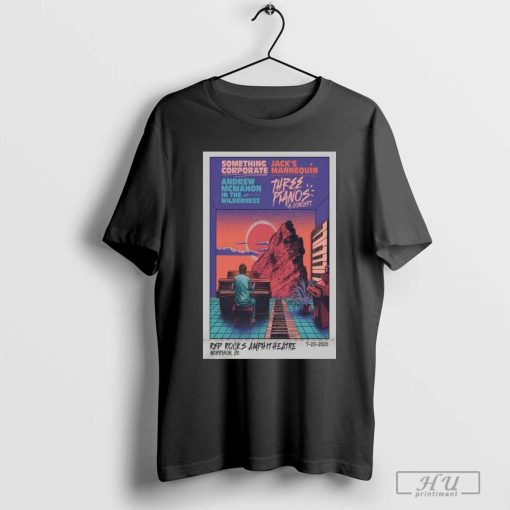 Official Something Corporate Red Rocks Amphitheatre Morrison, CO 7 23 2025 Tour Shirt