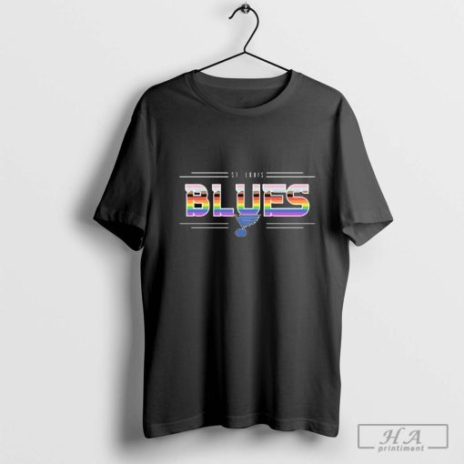 Official St. Louis Blues Levelwear Richmond Pride T-Shir