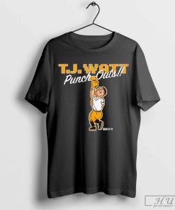 Official T.J. Watt Pittsburgh Steelers Punch-Outs Pixel t-shirt