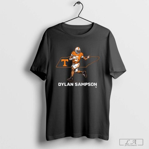 Official Tennessee Volunteers Football Dylan Sampson State Star NCAA T-Shirt