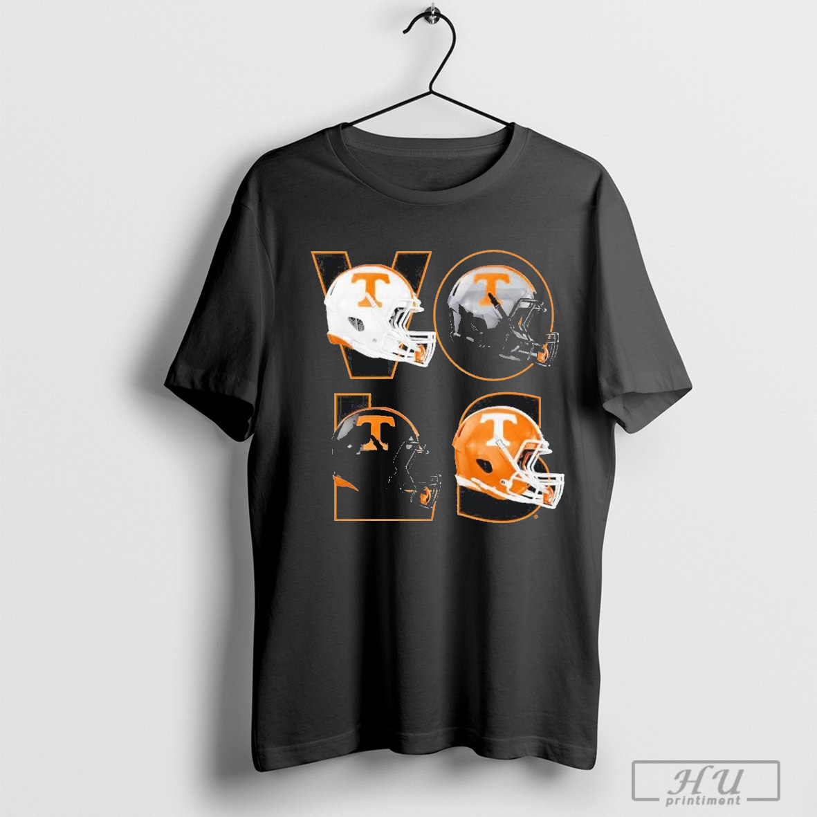 Tennessee Volunteers Multi Helmets Comfort Colors T Shirt