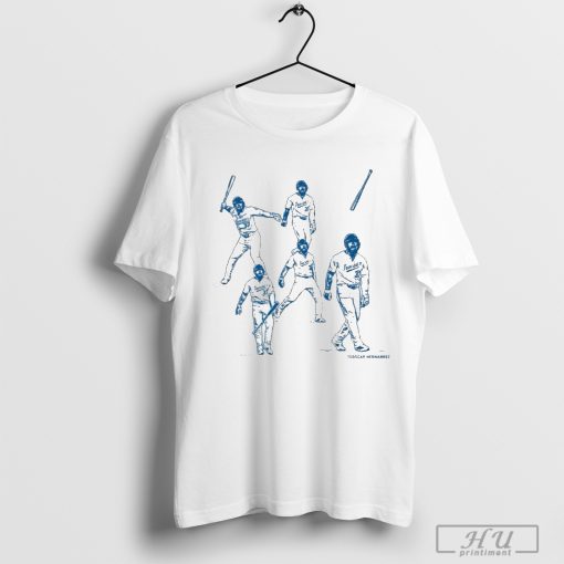 Official Teoscar Hernandez Los Angeles Dodgers Bat Flip Shirt