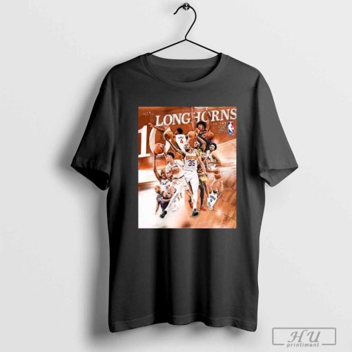 Official Texas Longhorns In The NBA Jarrett Allen Mohamed Bamba Kevin Durant Poster t-shirt