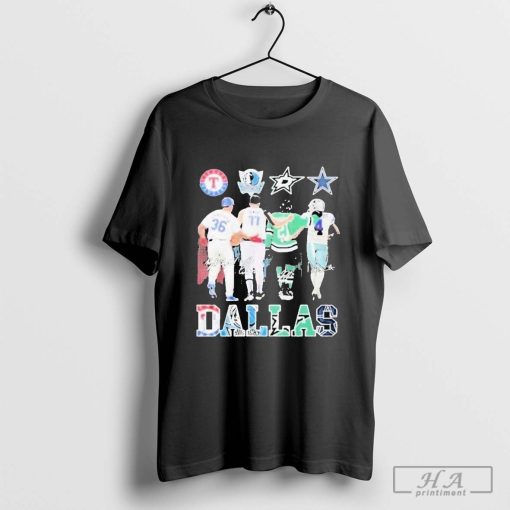 Official Texas Rangers Dallas Mavericks Dallas Stars Dallas Cowboys Proud State Shirt