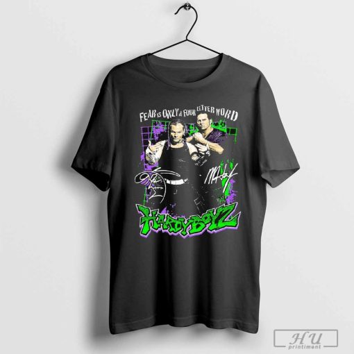 The Hardys – Fear is a Four Letter Word Signatures t-shirt