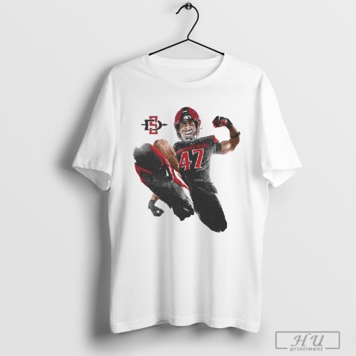 Trey White San Diego State Aztecs Portrait t-shirt