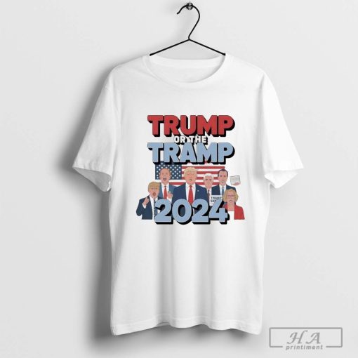 Official Trump or the Tramp 2024 Vote For Trump T-Shirt