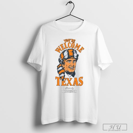 Official You’re Welcome Texas Sincerely Tennessee Volunteers Vintage t-shirt