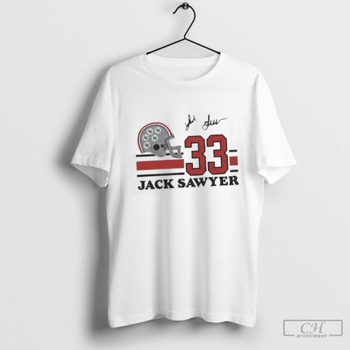 Ohio State Jack Sawyer #33 signature shirt