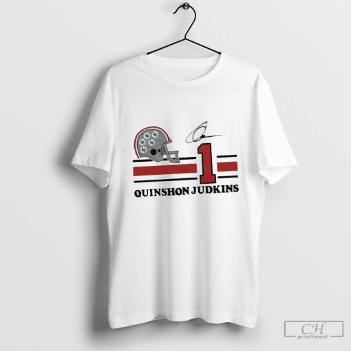 Ohio State Quinshon Judkins #1 signature shirt