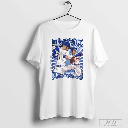 Ohtani Shohei Anime Los Angeles Dodgers T-shirt