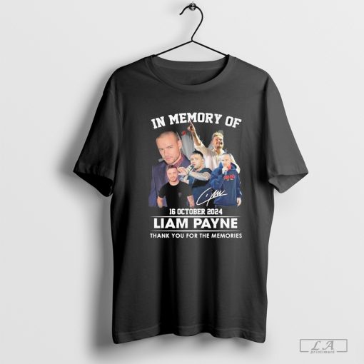 One Direction In Memory Of Liam Payne 2024 Thank You For The Memories Signature Shirt