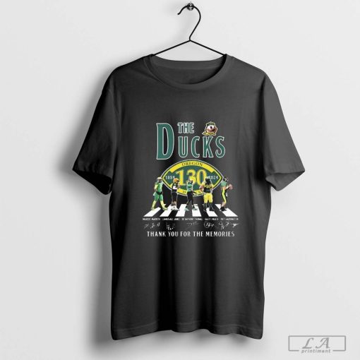 Oregon Ducks The Legends 1894-2024 Thank You For The Memories Signatures shirt