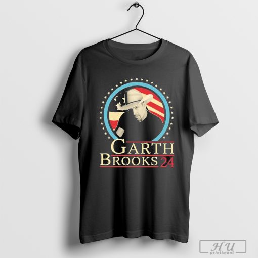 Original Garth Brooks '24 Fans Gift Graphics American Flag T-Shirt