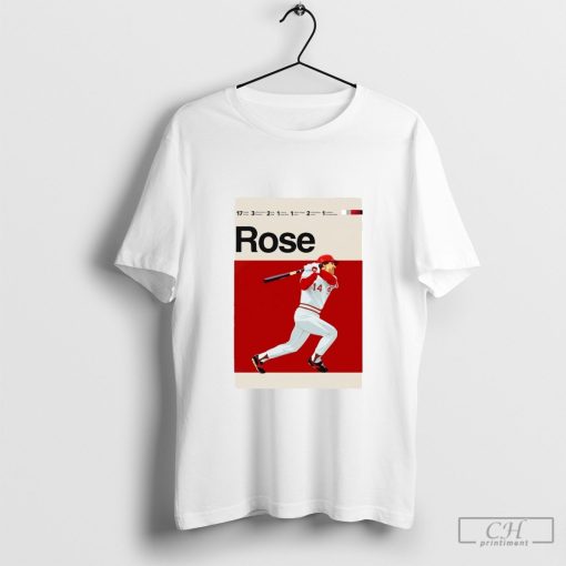 Pete Rose 14 baseball legend poster shirt