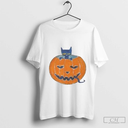 Pete The Cat In A Pumpkin Shirt