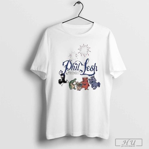 Phil Lesh And Friends Turtle Bear Horse Bird 4th Of July T-shirts