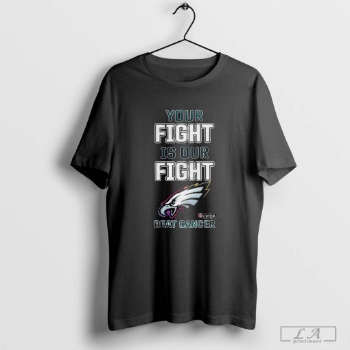 Philadelphia Eagles Your Fight Is Our Fight Beat Cancer 2024 Shirt