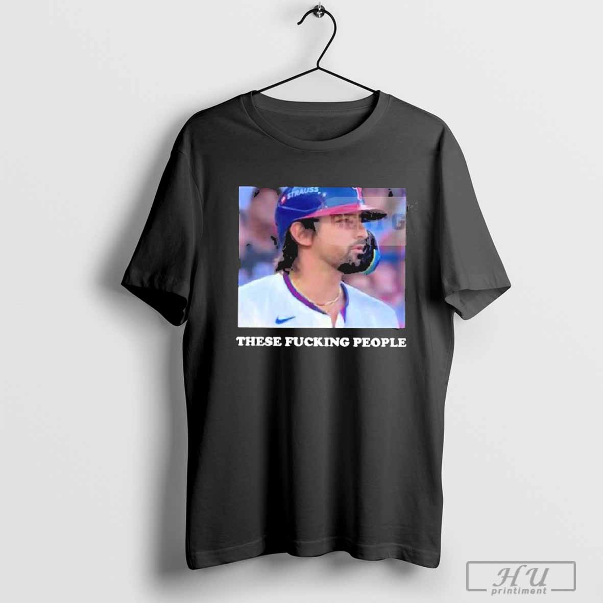 Philadelphia Phillies Nick Castellanos These Fucking People T Shirt