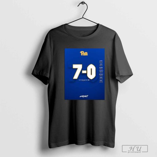 Pittsburgh Panthers 7-0 For The First Time Since 1982 Shirt