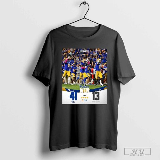 Pittsburgh Panthers Wins 41-13 Syracuse Football October 25 2024 Game Final Score Shirt