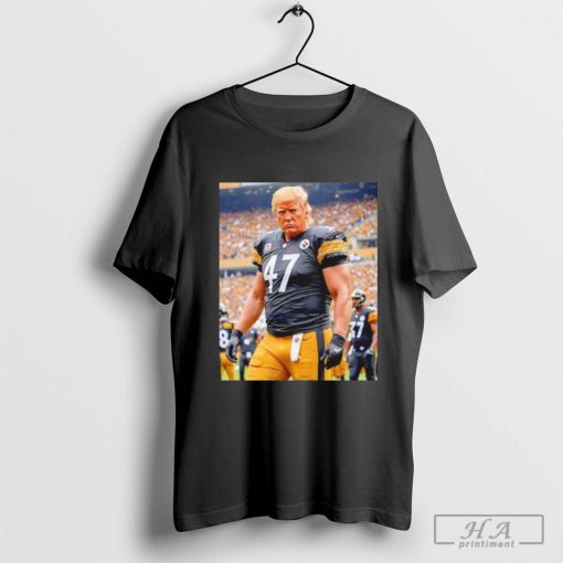 Pittsburgh Steelers Donald Trump number 47 T-shirt