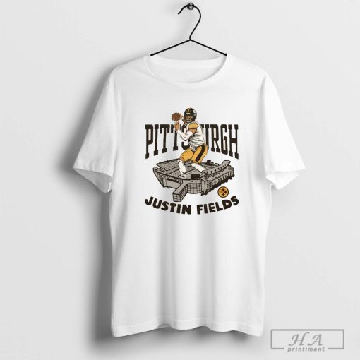 Pittsburgh Steelers Justin Fields NFL Acrisure Stadium T-shirt