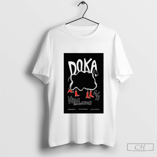 Poster Doka At Vera In Groningen Netherlands November 2 2024 t-shirt