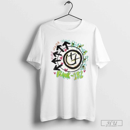 Premium Blink-182 One More Time Smiley Sketch Shirt